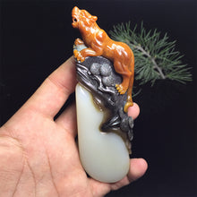 Natural jade carving nephrite collectibles Chinese Hetian jade