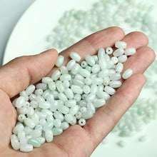 Natural jade jadeite beads white light green wholesale
