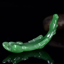 Natural jade carving nephrite collectibles Russia Siberian jade