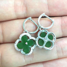 Natural Jade Earrings Nephrite Earrings