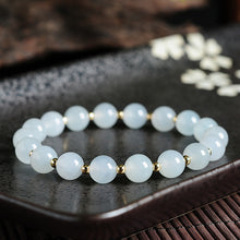 Natural Jade Bracelet Jadeite Gold Bracelet