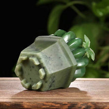 Natural jade carving nephrite collectibles Russia Siberian jade