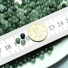 Natural jade jadeite beads dark green grey wholesale