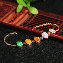 Natural jade bracelet jadeite gold butterfly bracelet
