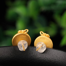 Natural Jade Earrings Nephrite Silver Earrings