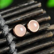 Natural jade earrings silver nephrite earrings wholesale