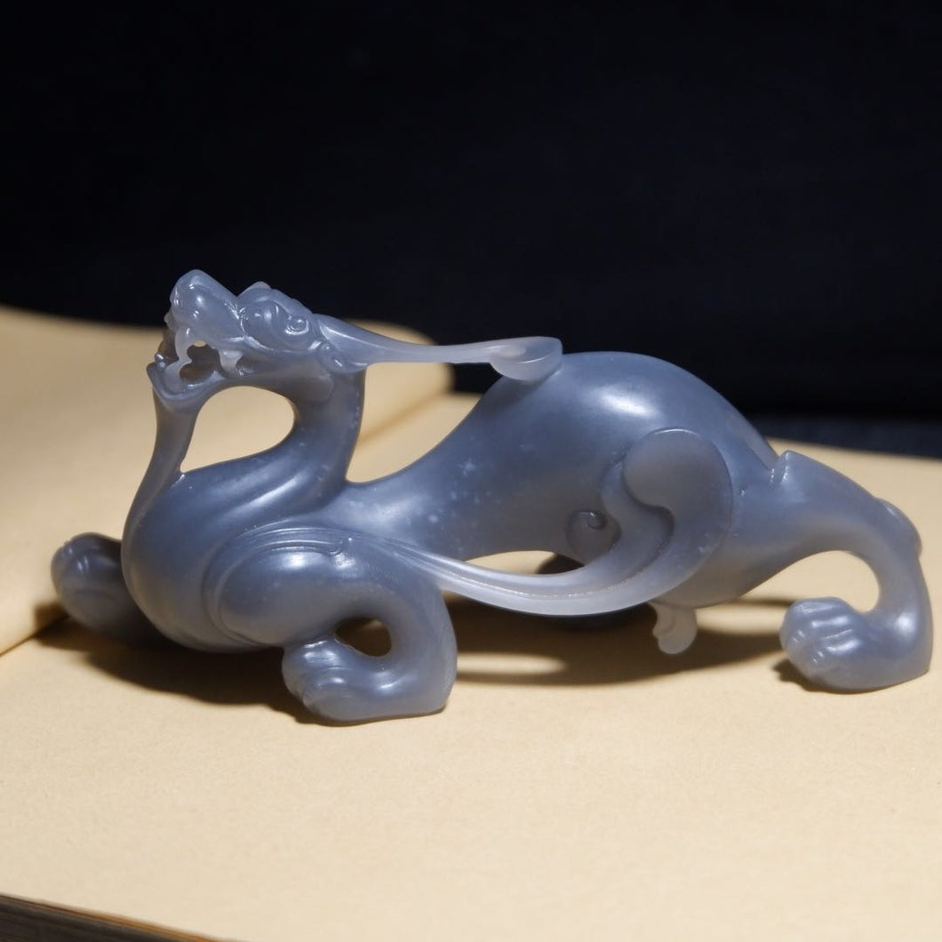 Natural jade carving Chinese Kunlun nephrite jade collectibles