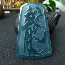 Natural jadeite Dragon pendant