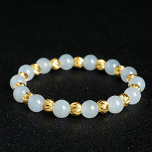 Natural jade bracelet jadeite gold bracelet