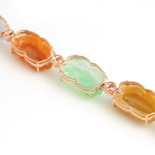 Natural jade bracelet jadeite gold Pixiu bracelet