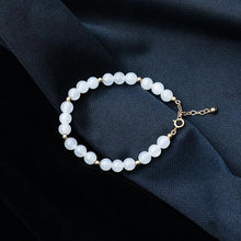 Jade Nephrite 18k Gold-Filled Jade Bracelet