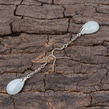 Jade Nephrite Silver Jade Earrings