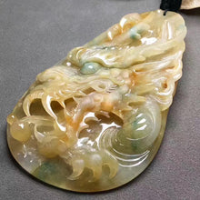 Natural jade jadeite carving collectibles Chinese dragon