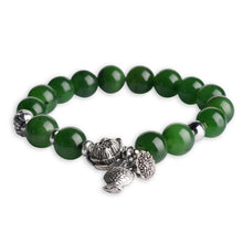 Natural Jade Bracelet Nephrite Alloy Bracelet
