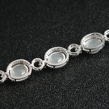 Natural Jade Bracelet Jadeite Silver Bracelet