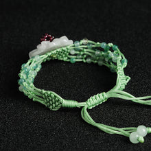Natural jade jadeite bracelet flower wholesale