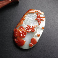 Natural jade jadeite carving collectibles spring bird