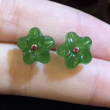 Natural Jade Earrings Nephrite Earrings