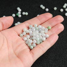 Natural jade jadeite beads white light green wholesale