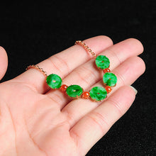 Natural jade bracelet jadeite gold bracelet