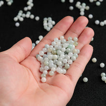 Natural jade jadeite beads white light mixed colors wholesale