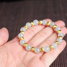 Natural jade bracelet jadeite gold bracelet