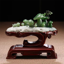 Natural jade carving Siberian nephrite jade collectibles