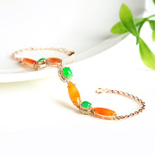 Natural jade bracelet jadeite gold bracelet