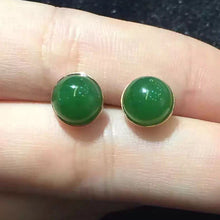 Natural Jade Earrings Nephrite Earrings
