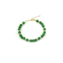Jade Jadeite 18k Gold-Filled Jade Bracelet
