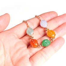 Natural jade bracelet jadeite gold monkey bracelet