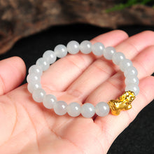 Natural jade bracelet jadeite gold bracelet