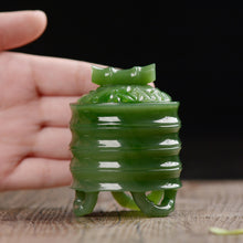 Natural jade carving Siberian nephrite jade collectibles