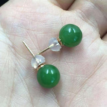 Natural Jade Earrings Nephrite Earrings