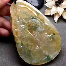 Natural jade jadeite carving collectibles Chinese dragon