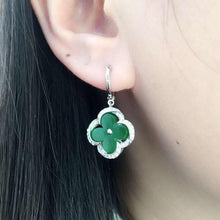 Natural Jade Earrings Nephrite Earrings