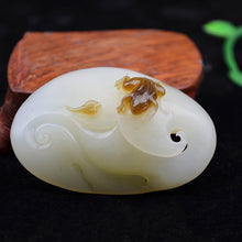 Natural jade carving nephrite collectibles Chinese Kunlun jade