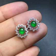 Natural Jade Earrings Jadeite Earrings