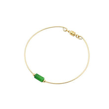 Jade Jadeite 18k Gold-Filled Jade Bracelet