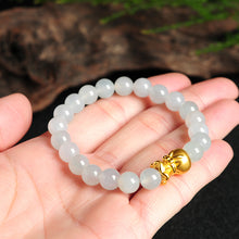 Natural jade bracelet jadeite gold bracelet
