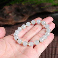 Natural Jade Bracelet Jadeite Gold Bracelet