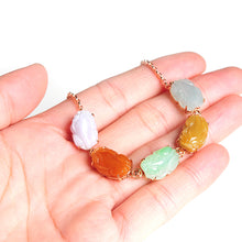 Natural jade bracelet jadeite gold Pixiu bracelet