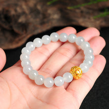 Natural jade bracelet jadeite gold bracelet
