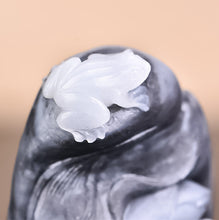 Natural jade carving nephrite collectibles Chinese Hetian jade
