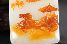 Natural jade carving Chinese Hetian nephrite collectibles