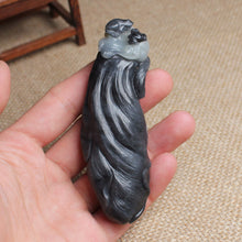 Natural jade carving nephrite collectibles Chinese Hetian jade