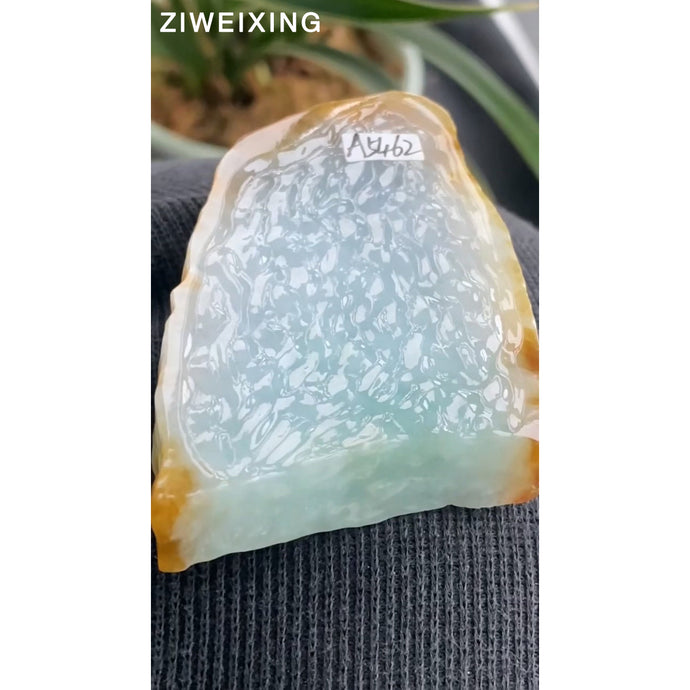 Frost and Fire: The Captivating Inner World of a Natural Jadeite Rough Stone