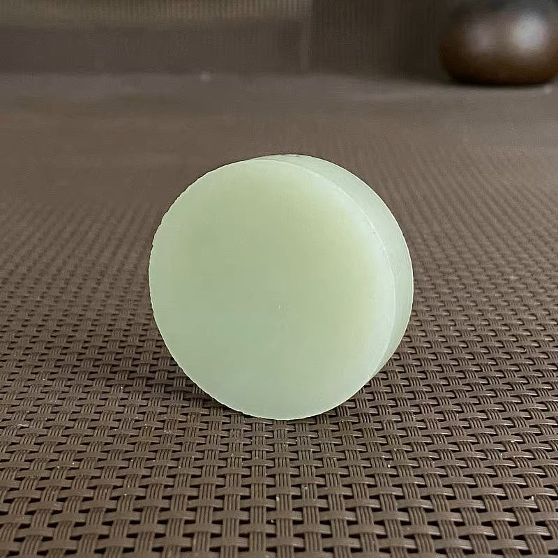 Natural Round Raw Jade Stone - Premium Kunlun Nephrite Specimen – Jade ...
