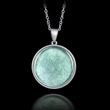 Natural Jade Pendant Silver Jadeite Pendant