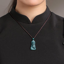 Natural Jade Pendant Baby Buddha Jadeite Pendant